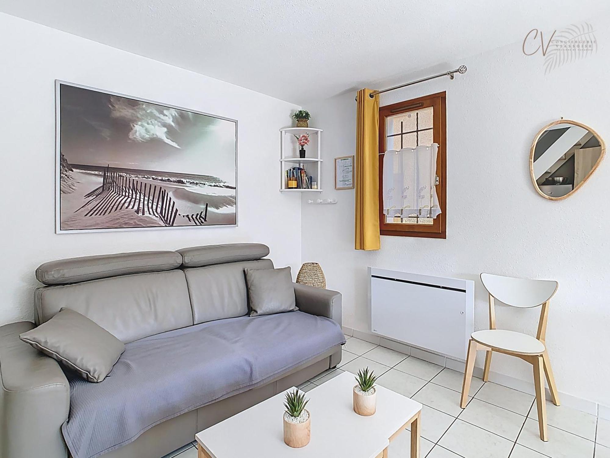 Petit Coin De Paradis Dans Residence Avec Piscine 비아스 외부 사진