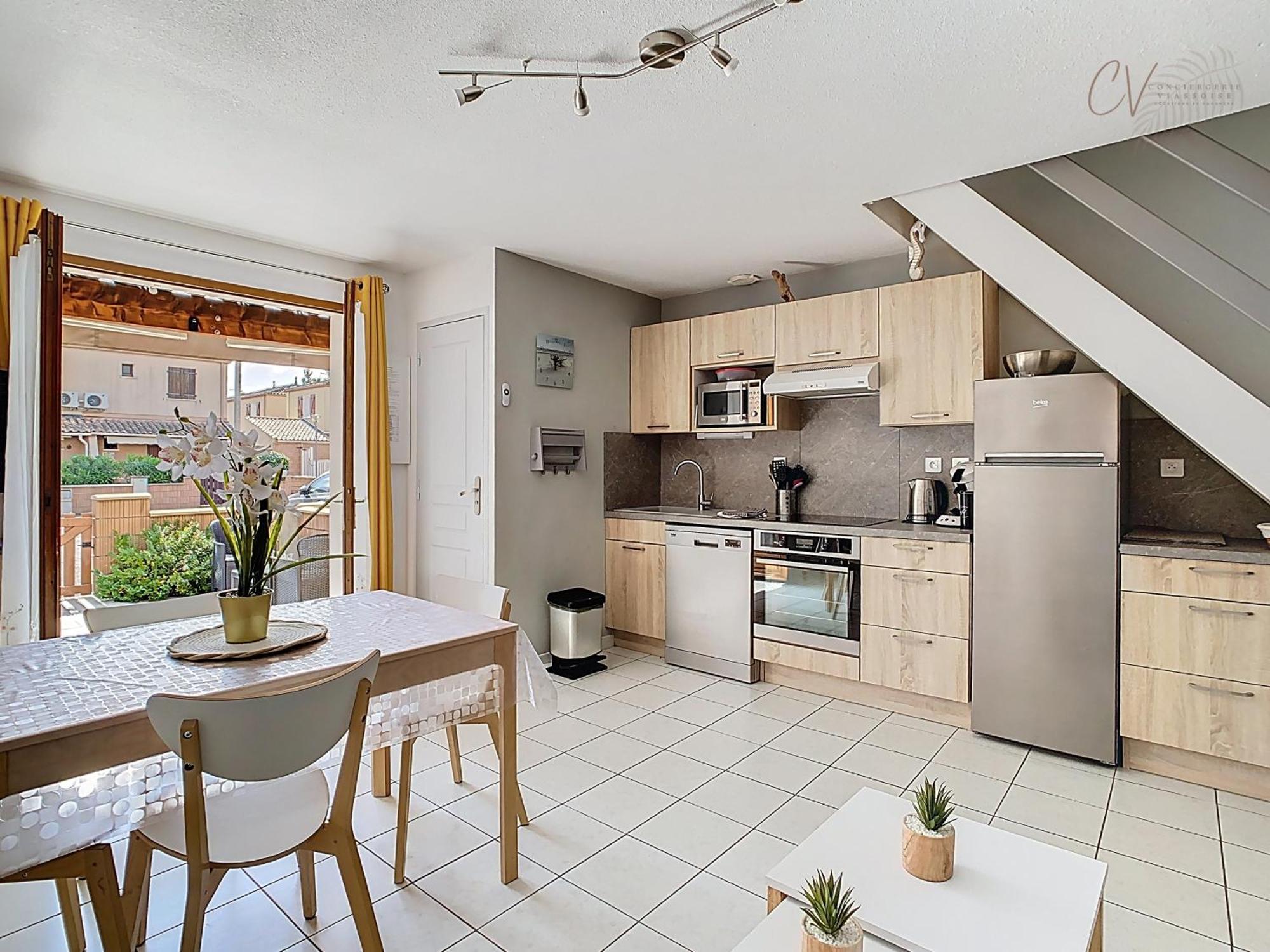 Petit Coin De Paradis Dans Residence Avec Piscine 비아스 외부 사진