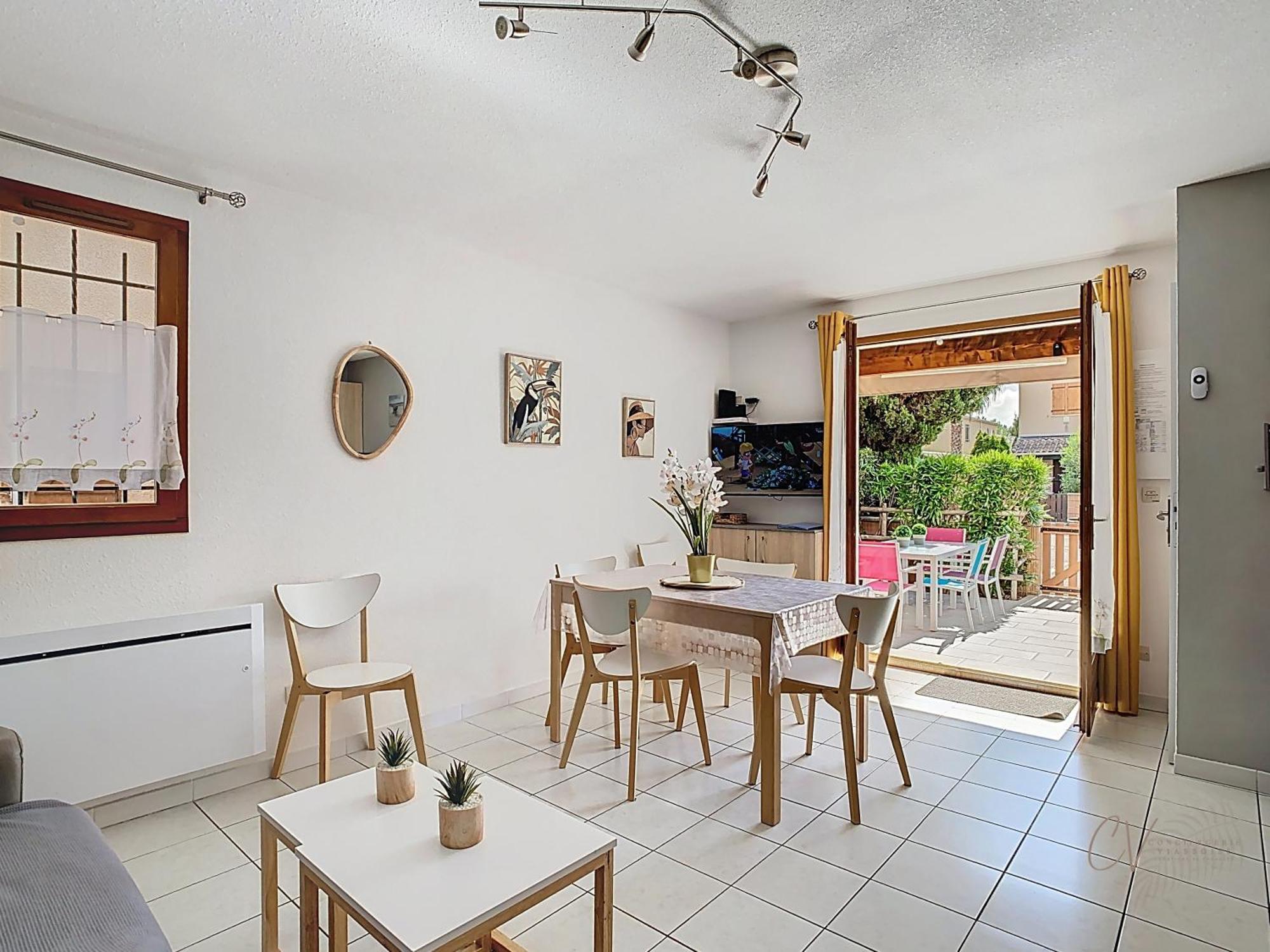 Petit Coin De Paradis Dans Residence Avec Piscine 비아스 외부 사진